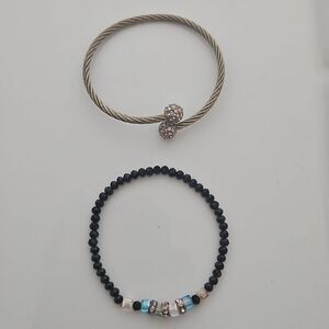 Guess Braided Rope & Friendship Bracelet Gold Plated